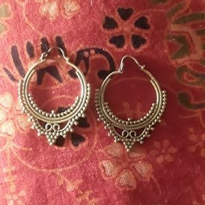 Brass Balinese Earrings
